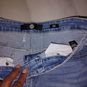 Jordan Craig Light Blue Jean Shorts